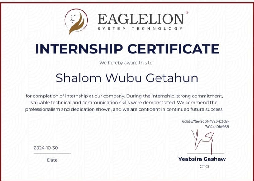 Certification